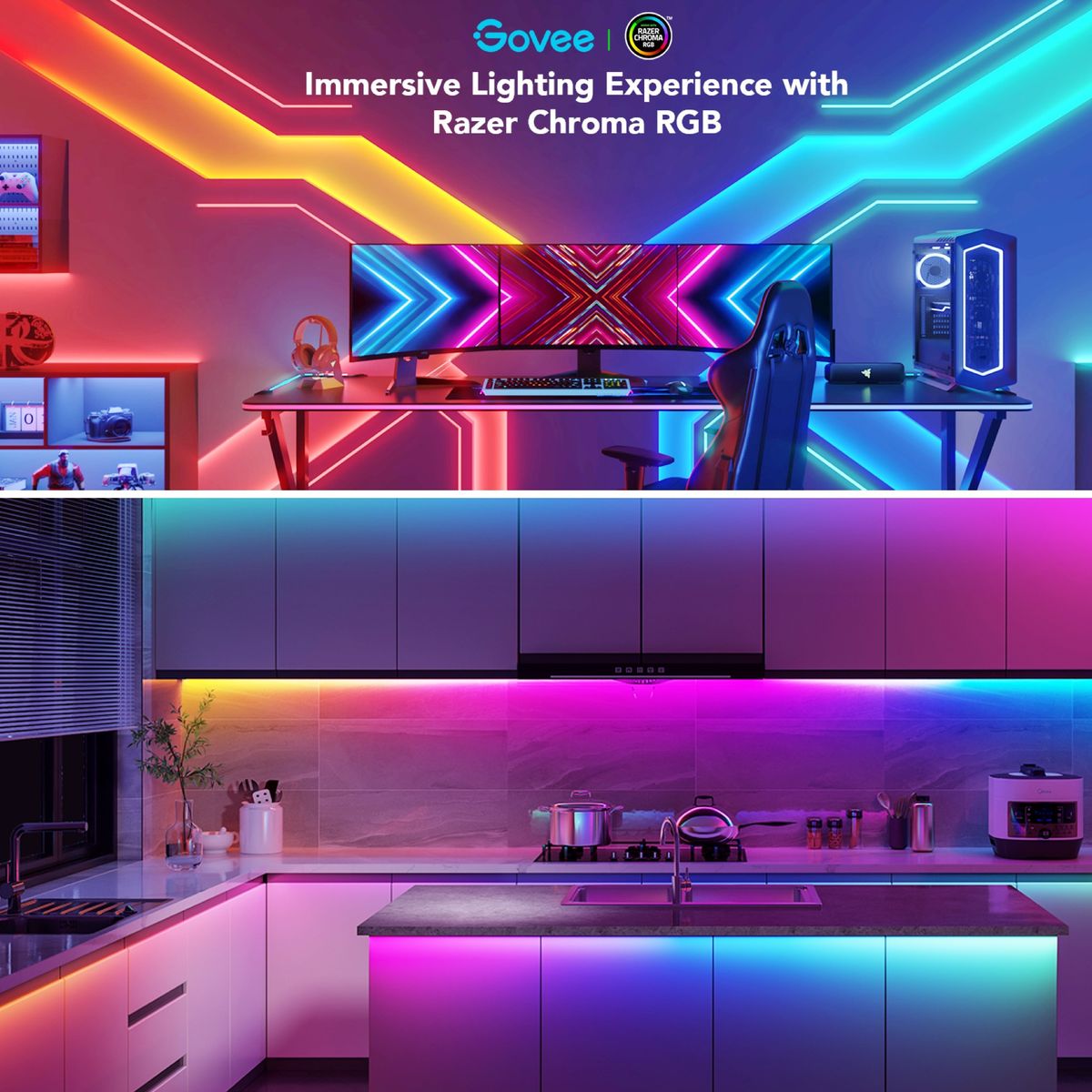 Govee LED Strip Light M1 (2M) - Matter & Apple HomeKit Support, RGBICW - UNBOXED DEAL