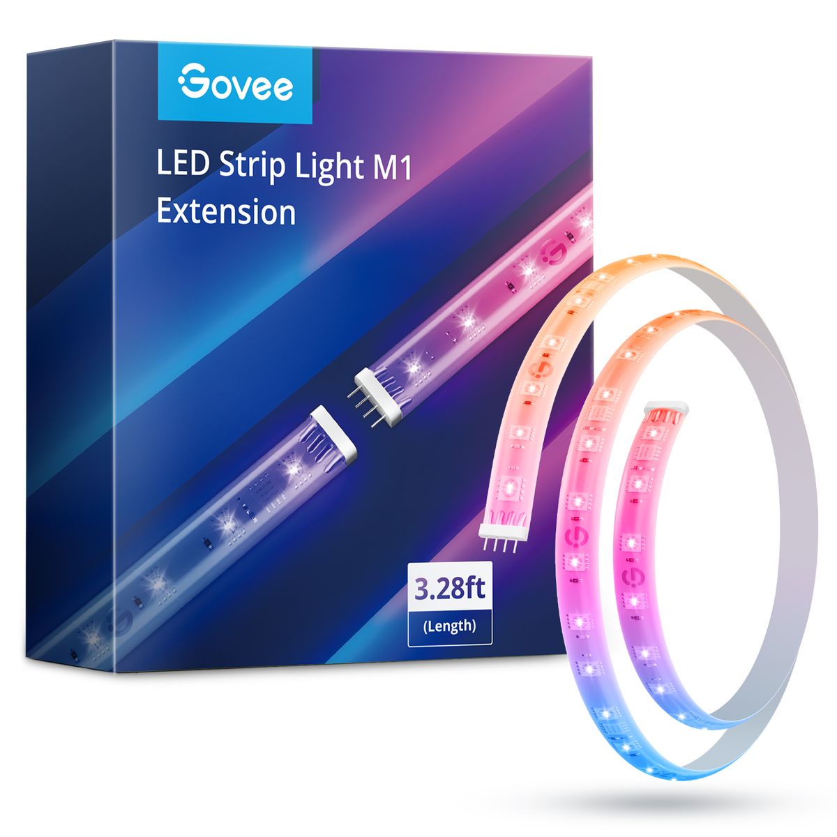 Govee LED Strip Light M1 (1m Extension) - Matter Compatible, RGBICW